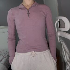 Muave long sleeve top